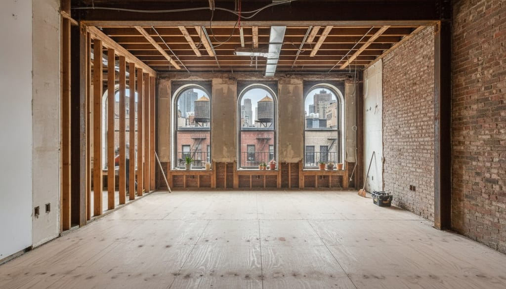 Building stock typical of Manhattan.