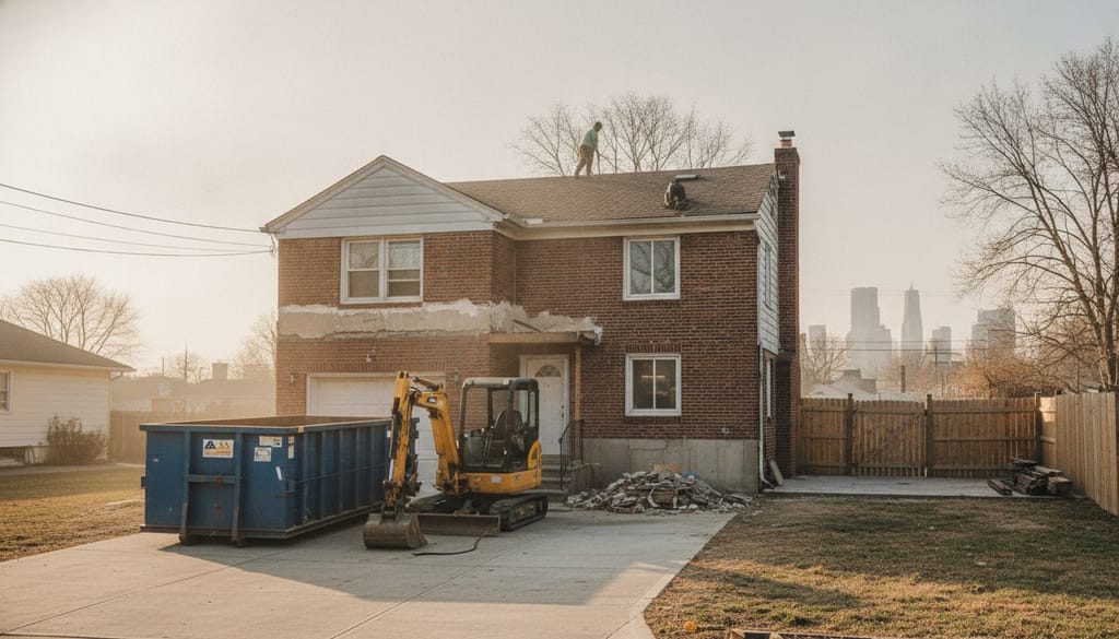 Building stock typical of Staten Island.